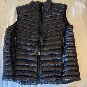 REI co-op black insulated down vest large